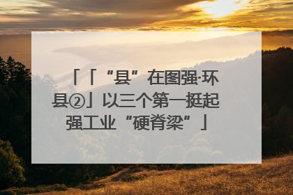 「“县”在图强·环县②」以三个第一挺起强工业“硬脊梁”