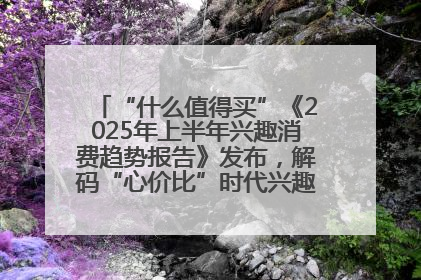 “什么值得买”《2025年上半年兴趣消费趋势报告》发布，解码“心价比”时代兴趣消费新范式