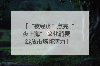 “夜经济”点亮“夜上海” 文化消费绽放市场新活力