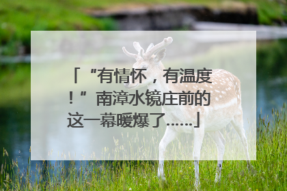 “有情怀，有温度！”南漳水镜庄前的这一幕暖爆了……