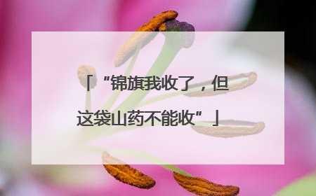 “锦旗我收了，但这袋山药不能收”