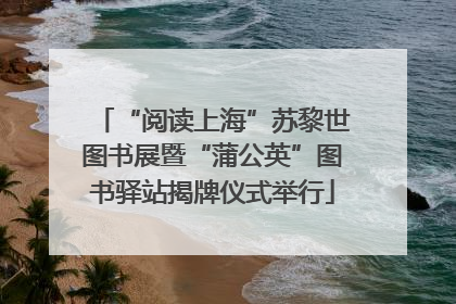 “阅读上海”苏黎世图书展暨“蒲公英”图书驿站揭牌仪式举行
