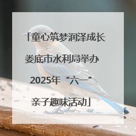 童心筑梦润泽成长 娄底市水利局举办2025年“六一”亲子趣味活动