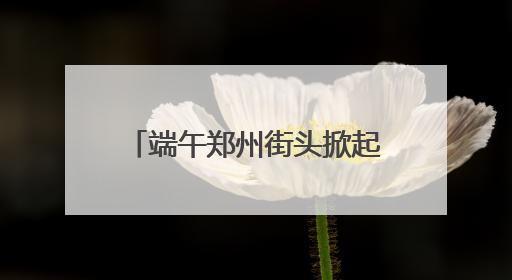 端午郑州街头掀起“青花风” 萌宝出圈活化千年文物