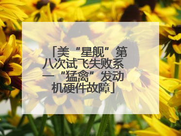 美“星舰”第八次试飞失败系一“猛禽”发动机硬件故障
