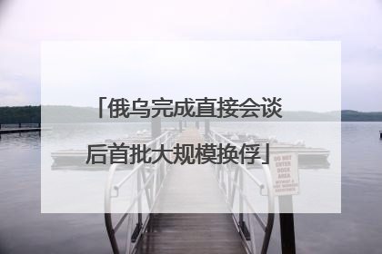 俄乌完成直接会谈后首批大规模换俘