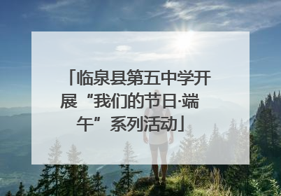 临泉县第五中学开展“我们的节日·端午”系列活动