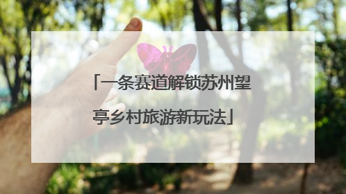 一条赛道解锁苏州望亭乡村旅游新玩法