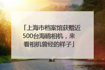 上海市档案馆获赠近500台海鸥相机，来看相机曾经的样子