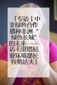 专访丨中非绿色合作播种非洲“绿色长城”的未来——访毛里塔尼亚环境部长拉格达夫