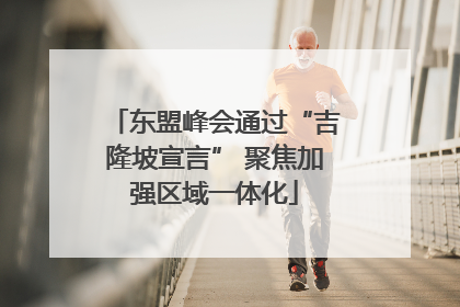 东盟峰会通过“吉隆坡宣言” 聚焦加强区域一体化
