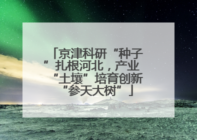 京津科研“种子”扎根河北，产业“土壤”培育创新“参天大树”