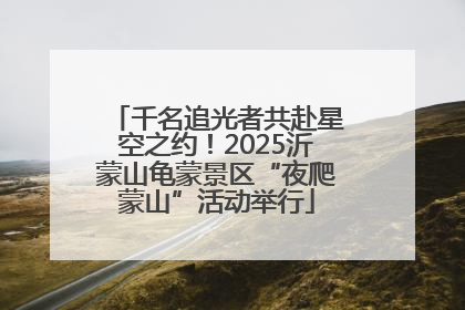 千名追光者共赴星空之约！2025沂蒙山龟蒙景区“夜爬蒙山”活动举行