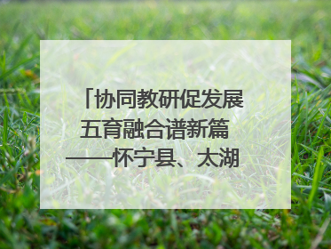 协同教研促发展 五育融合谱新篇——怀宁县、太湖县联合教研活动在月山镇中心学校成功举办
