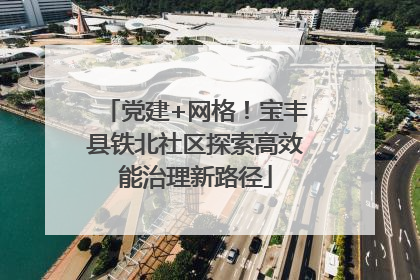 党建+网格！宝丰县铁北社区探索高效能治理新路径