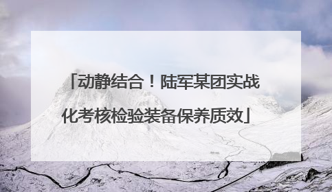 动静结合！陆军某团实战化考核检验装备保养质效