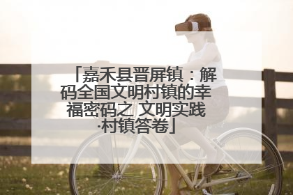 嘉禾县晋屏镇：解码全国文明村镇的幸福密码之 文明实践·村镇答卷