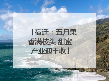 宿迁：五月果香满枝头 甜蜜产业迎丰收