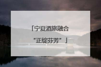 宁夏酒旅融合“正绽芬芳”