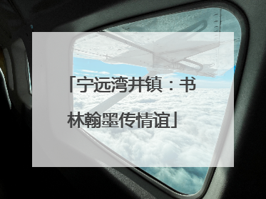 宁远湾井镇：书林翰墨传情谊