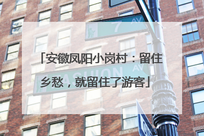 安徽凤阳小岗村：留住乡愁，就留住了游客
