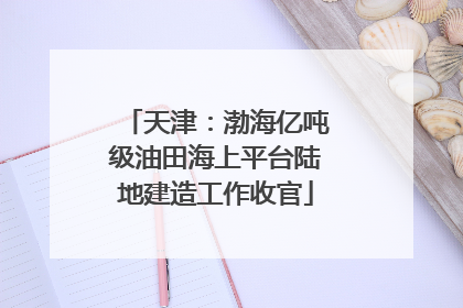 天津：渤海亿吨级油田海上平台陆地建造工作收官
