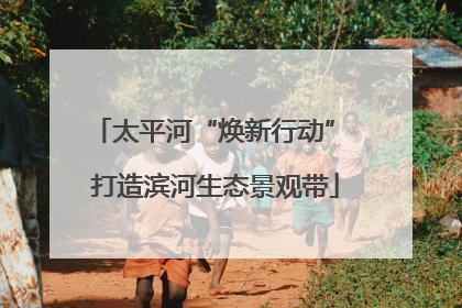 太平河“焕新行动” 打造滨河生态景观带