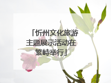 忻州文化旅游主题展示活动在繁峙举行