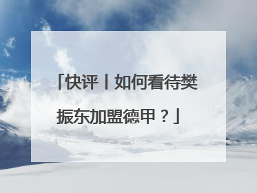 快评丨如何看待樊振东加盟德甲？