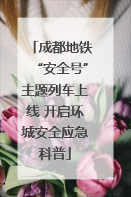 成都地铁“安全号”主题列车上线 开启环城安全应急科普