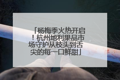 杨梅季火热开启！杭州地利果品市场守护从枝头到舌尖的每一口鲜甜