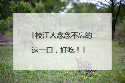 枝江人念念不忘的这一口，好吃！