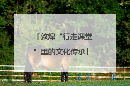 敦煌“行走课堂”里的文化传承