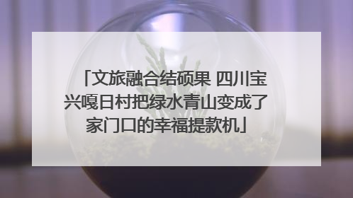 文旅融合结硕果 四川宝兴嘎日村把绿水青山变成了家门口的幸福提款机