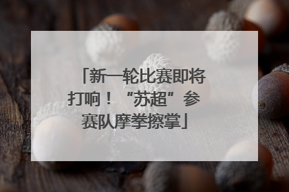 新一轮比赛即将打响！“苏超”参赛队摩拳擦掌