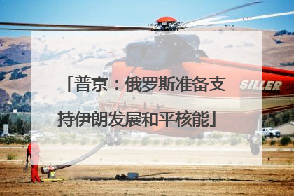 普京：俄罗斯准备支持伊朗发展和平核能
