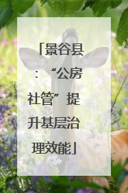 景谷县：“公房社管”提升基层治理效能