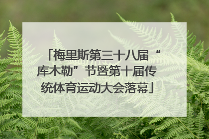 梅里斯第三十八届“库木勒”节暨第十届传统体育运动大会落幕