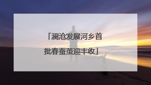 澜沧发展河乡首批春蚕茧迎丰收