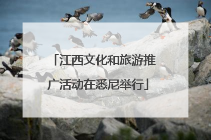 江西文化和旅游推广活动在悉尼举行