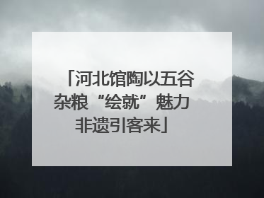 河北馆陶以五谷杂粮“绘就”魅力非遗引客来