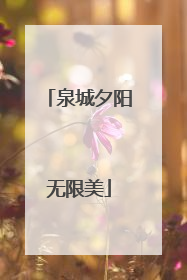 泉城夕阳无限美