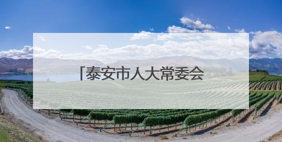 泰安市人大常委会凝聚代表力量赋能全过程人民民主