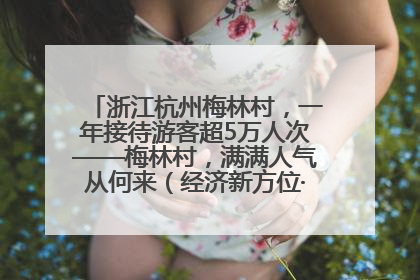 浙江杭州梅林村，一年接待游客超5万人次——梅林村，满满人气从何来（经济新方位·农村消费观察）