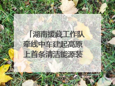 湖南援藏工作队牵线中车建起高原上首条清洁能源装配产线，本地大学生成车间检验员
