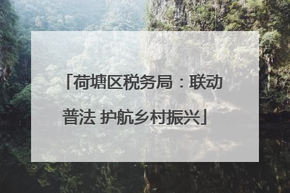 荷塘区税务局：联动普法 护航乡村振兴