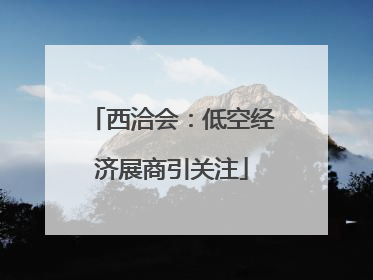 西洽会：低空经济展商引关注