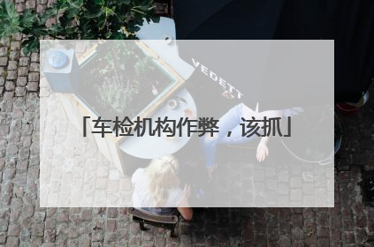 车检机构作弊，该抓