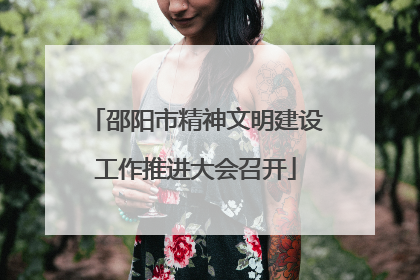 邵阳市精神文明建设工作推进大会召开