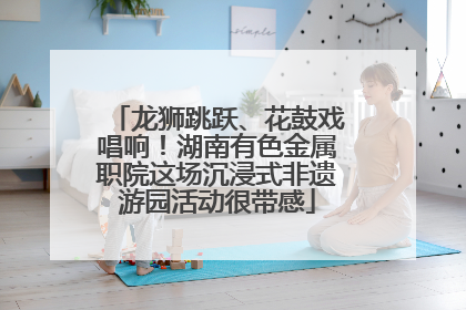 龙狮跳跃、花鼓戏唱响！湖南有色金属职院这场沉浸式非遗游园活动很带感